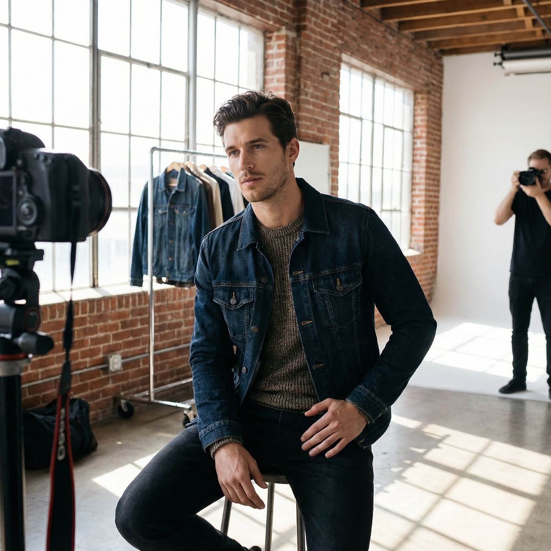 AI generated: Man model