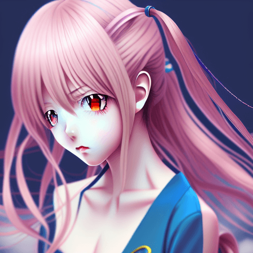 AI generated: anime girl, anime moe artstyle, pixiv 3dcg,, smooth anime cg art, trending on artstation pixiv, mari...