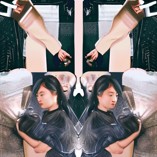 AI generated: Beautiful Asian women, bobcut, maid