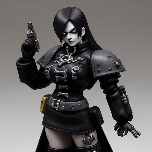 AI generated: 40k gothic style Toy rebel