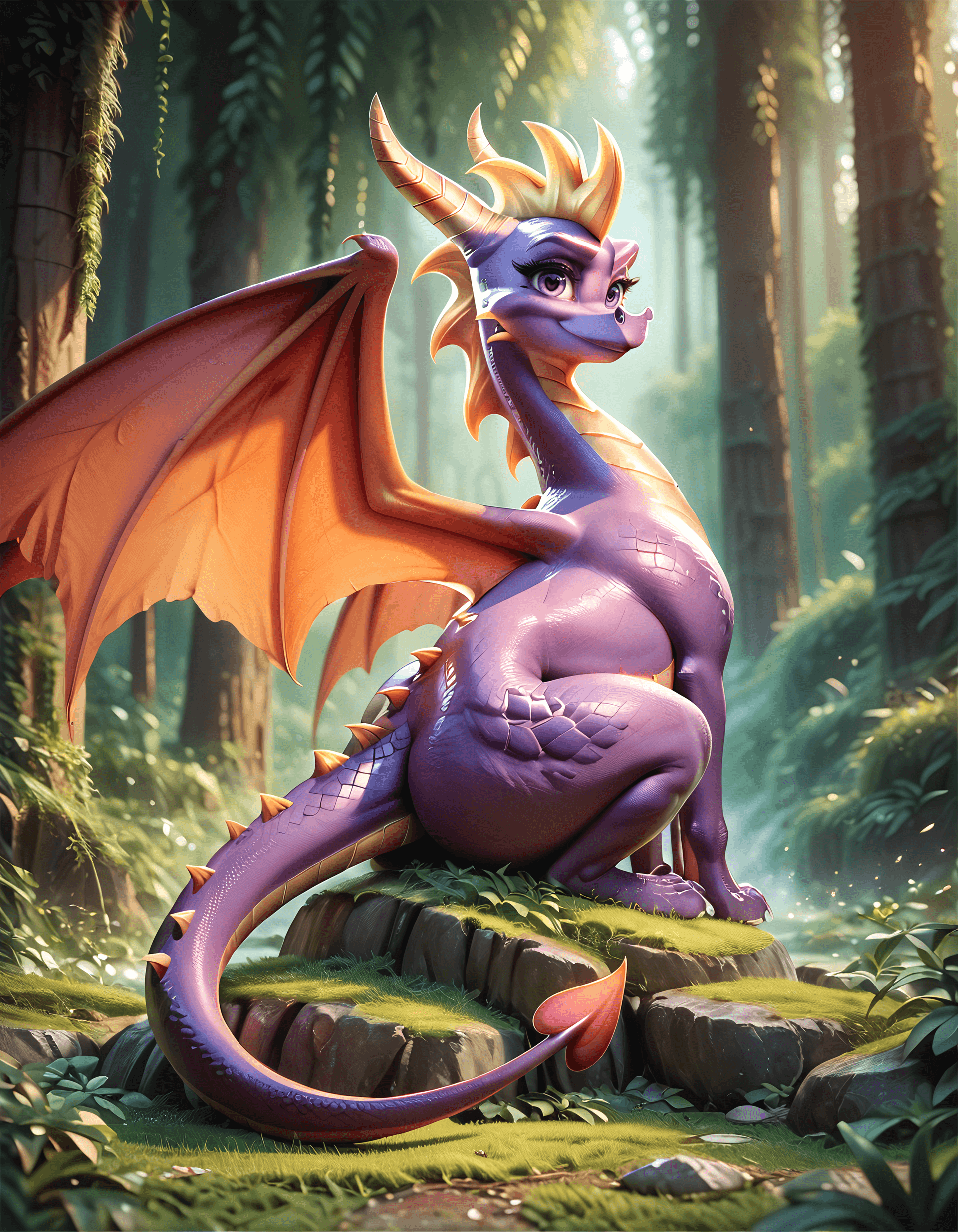 Spyra the Dragon -【Female Spyro】【PONY】 - Image 5