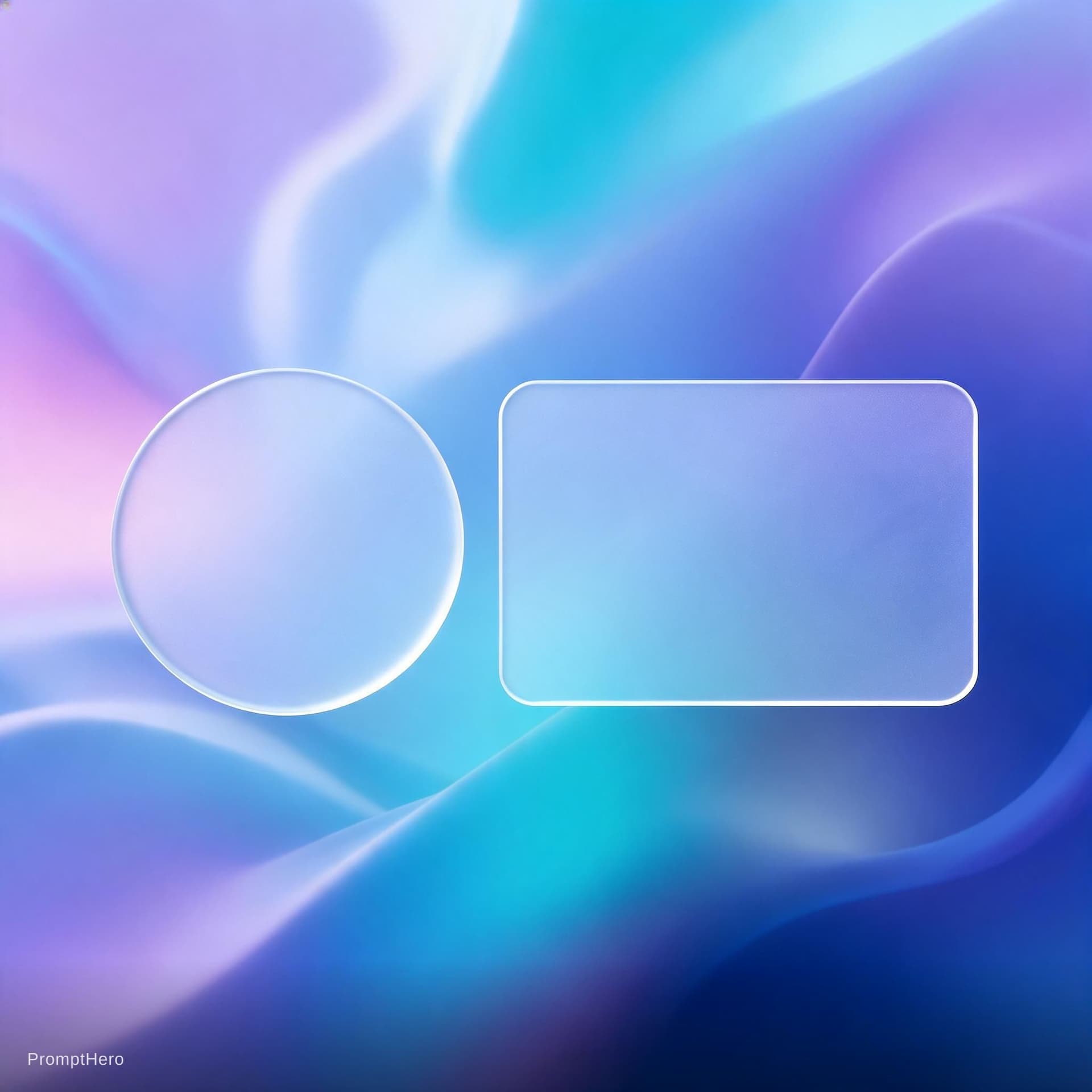 AI generated: Abstract 3D motion graphics background for YouTube end screen. Soft, flowing gradients in pastel pur...