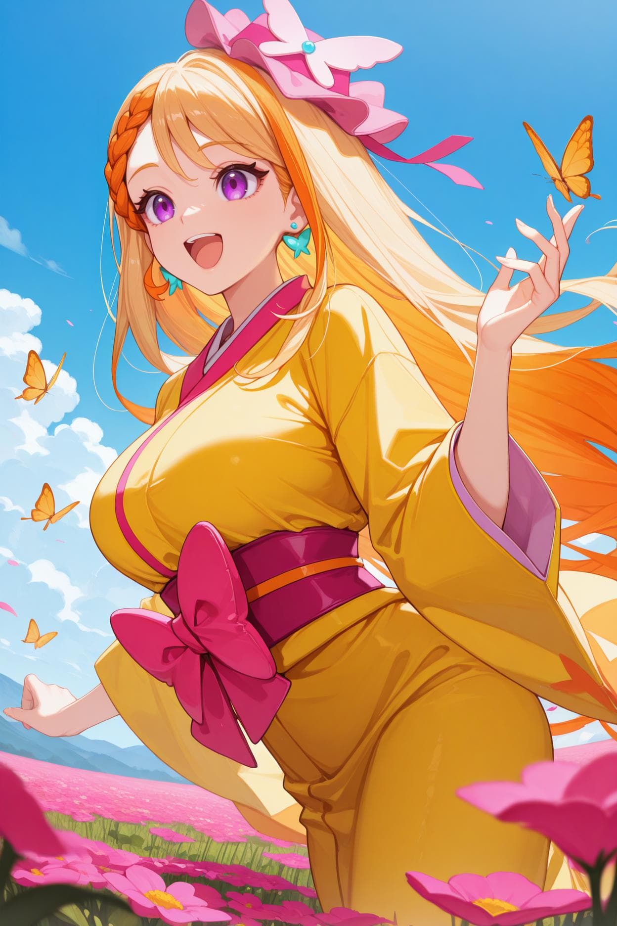 Ageha Hijiri/Cure Butterfly/聖あげは/キュアバタフライ (Hirogaru Sky! Pretty Cure) SDXL LoRA | 3 Outfits [Illustrious]