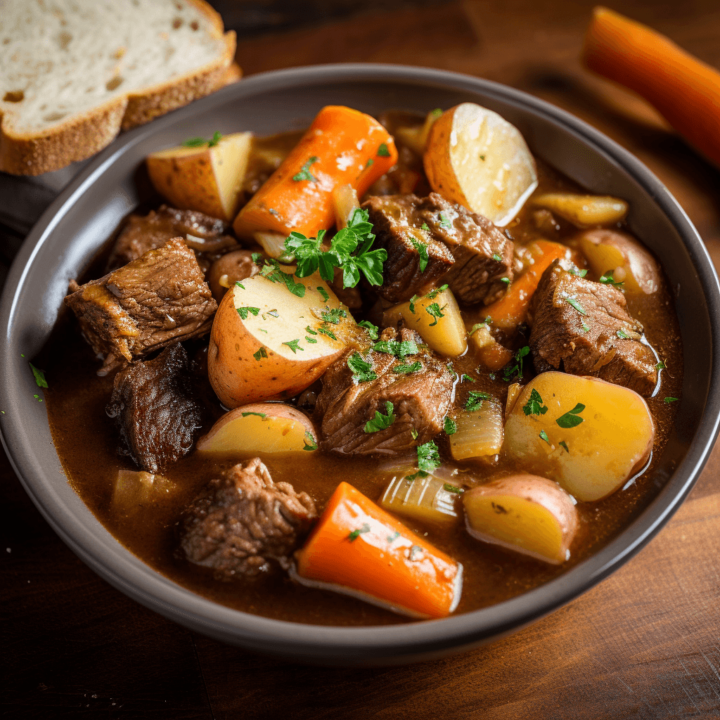 AI generated: Brisket stew is a hearty dish made with beef brisket. The brisket is a cut of meat from the chest of...