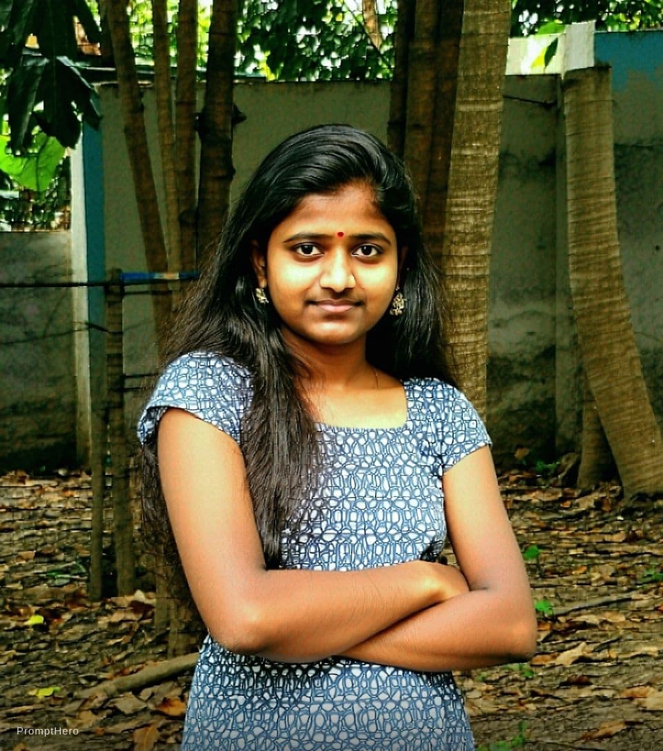 AI generated: kerala girl 25 age
