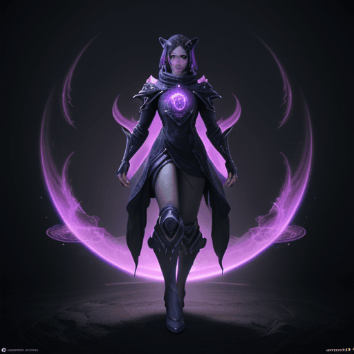 AI generated: full body shot, void arcanist::5 hyper detailed, volumetric lighting, fantasy art::4 octane render::...