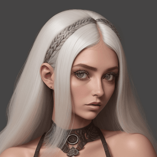 AI generated: uma mulher com características semelhantes a lalisa 30 anos, cabelos extremamente longos e lisos com...