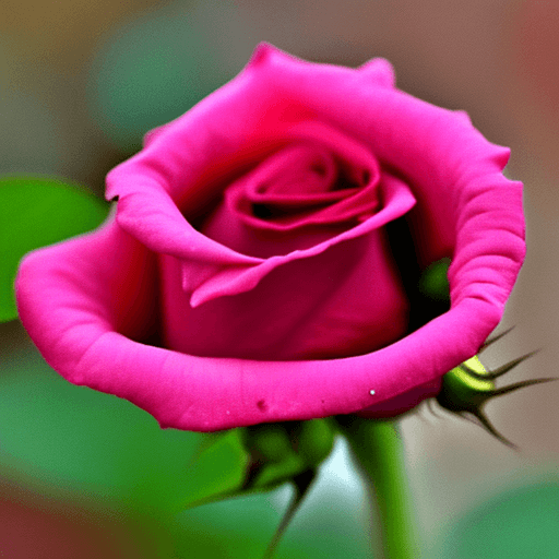AI generated: baby rose bud