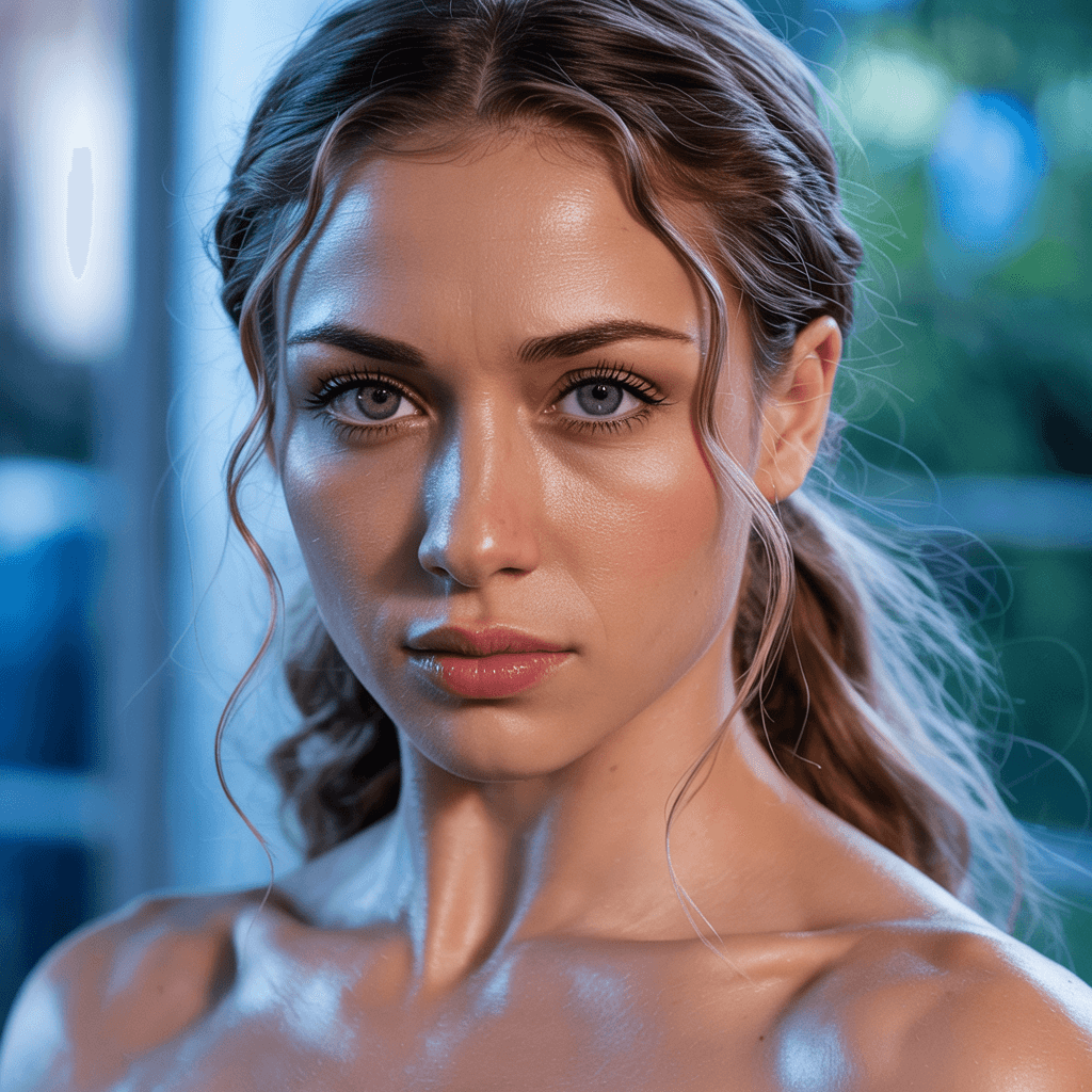 AI generated: hyperrealistic photo, cammy white, (street fighter 6), beauty standards, portrait photography in a s...