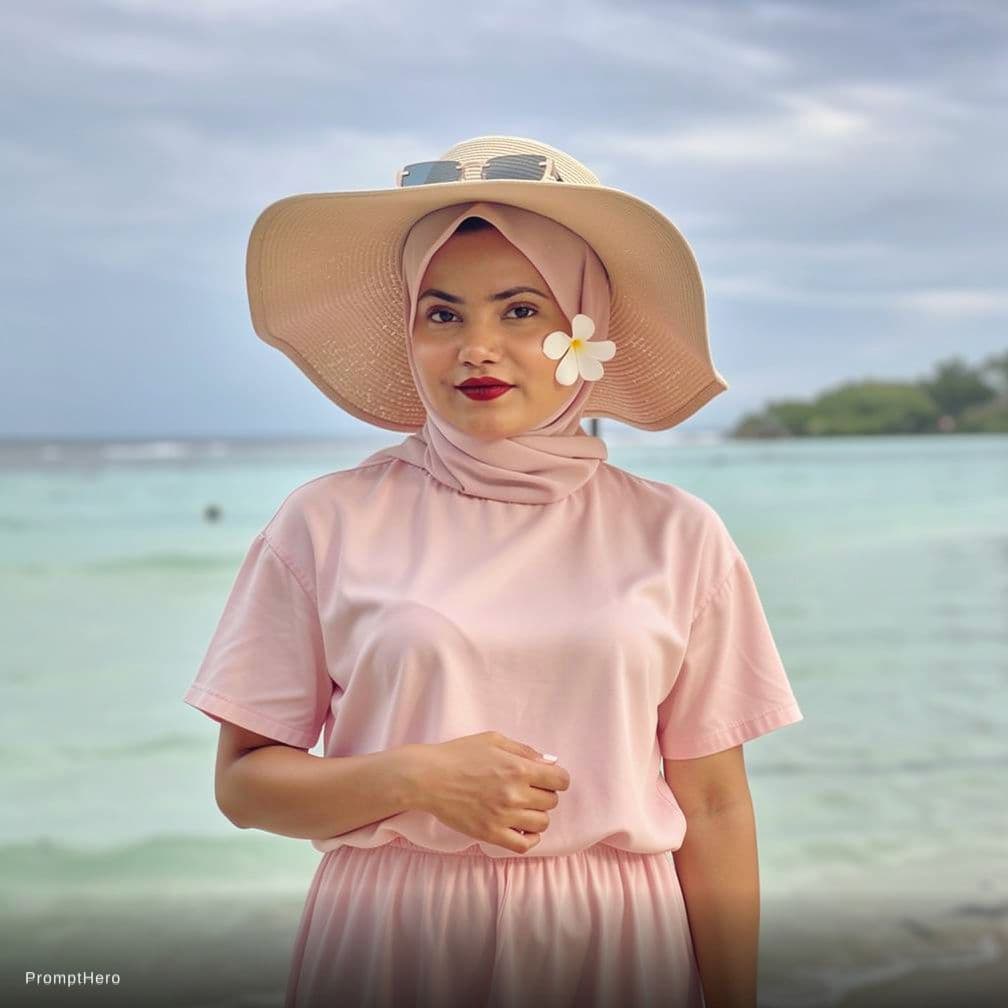 AI generated: Remove hijab