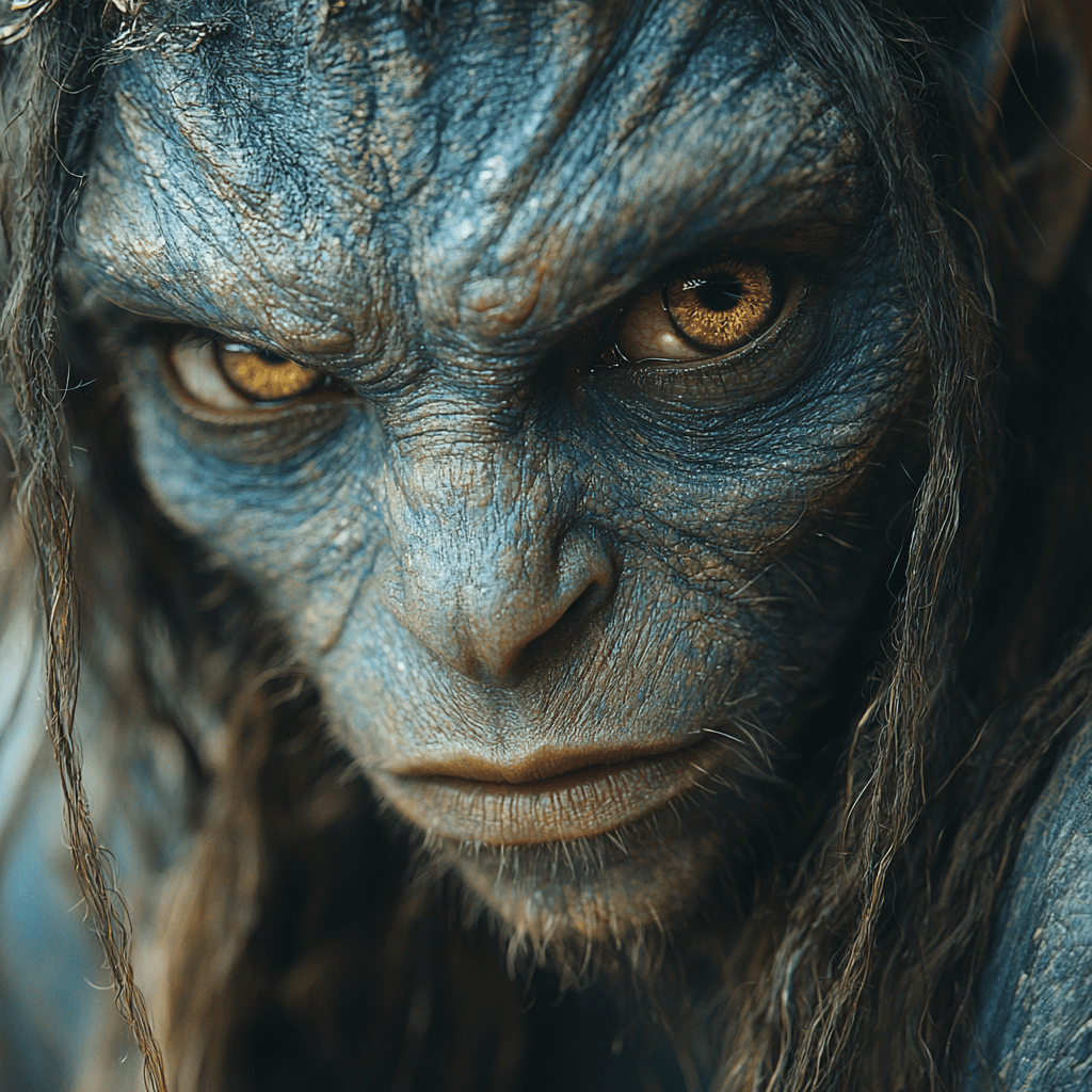 AI generated: a dslr photograph of a mythical creature humanoid hyper realistic in the style of dslr portraits of ...