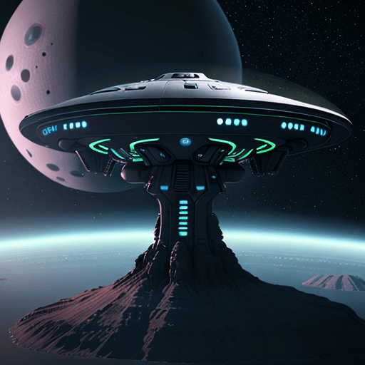 AI generated: Alien invasion, UFO, sci-fi, ultrarealistic, 3d, 8k, solarize, super impose