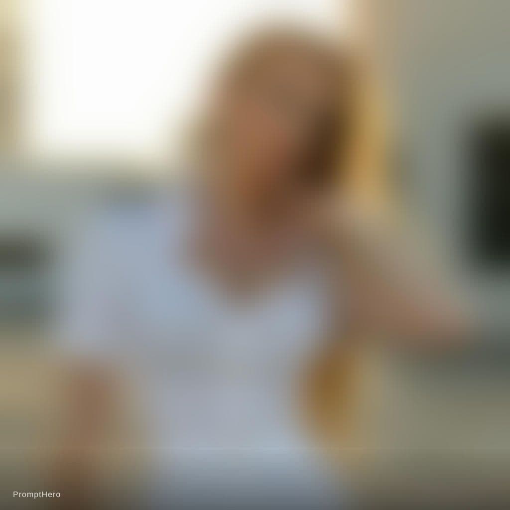 AI generated: have her posing around in that uniform with her top 3 buttons broken showing more neck and skin and ...