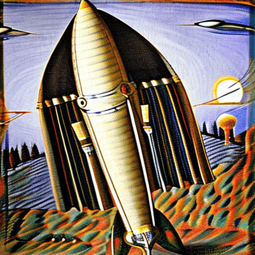 AI generated: spaceship by Sandro Botticelli 