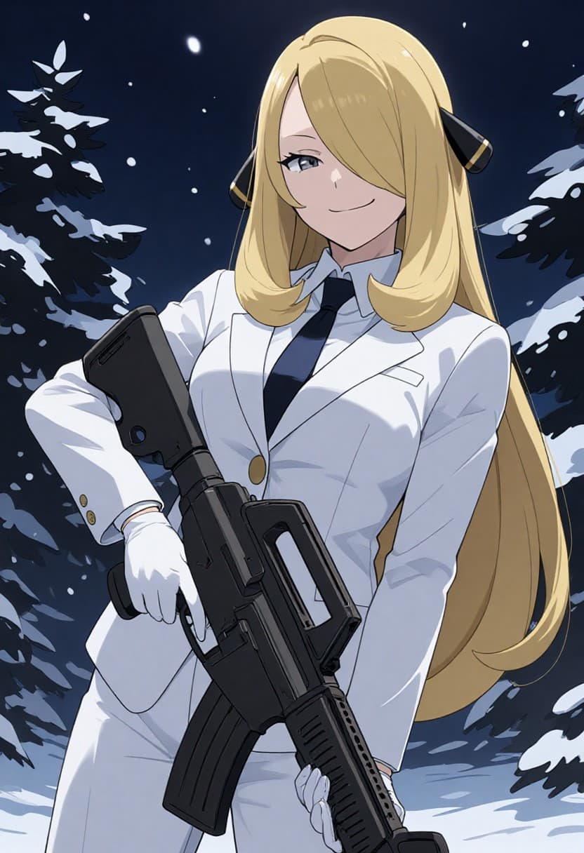 Cynthia 007: Golden Spy  (Pokemon) (Citron OC)