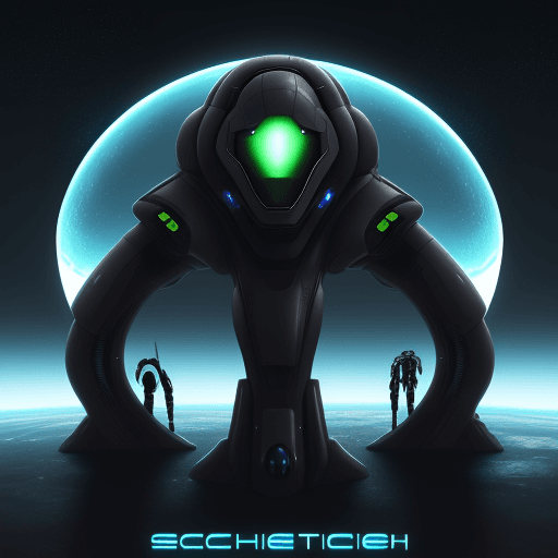 AI generated: sci-fi style, cyber Tamagushi. futuristic, technological, alien worlds, space themes, advanced civil...