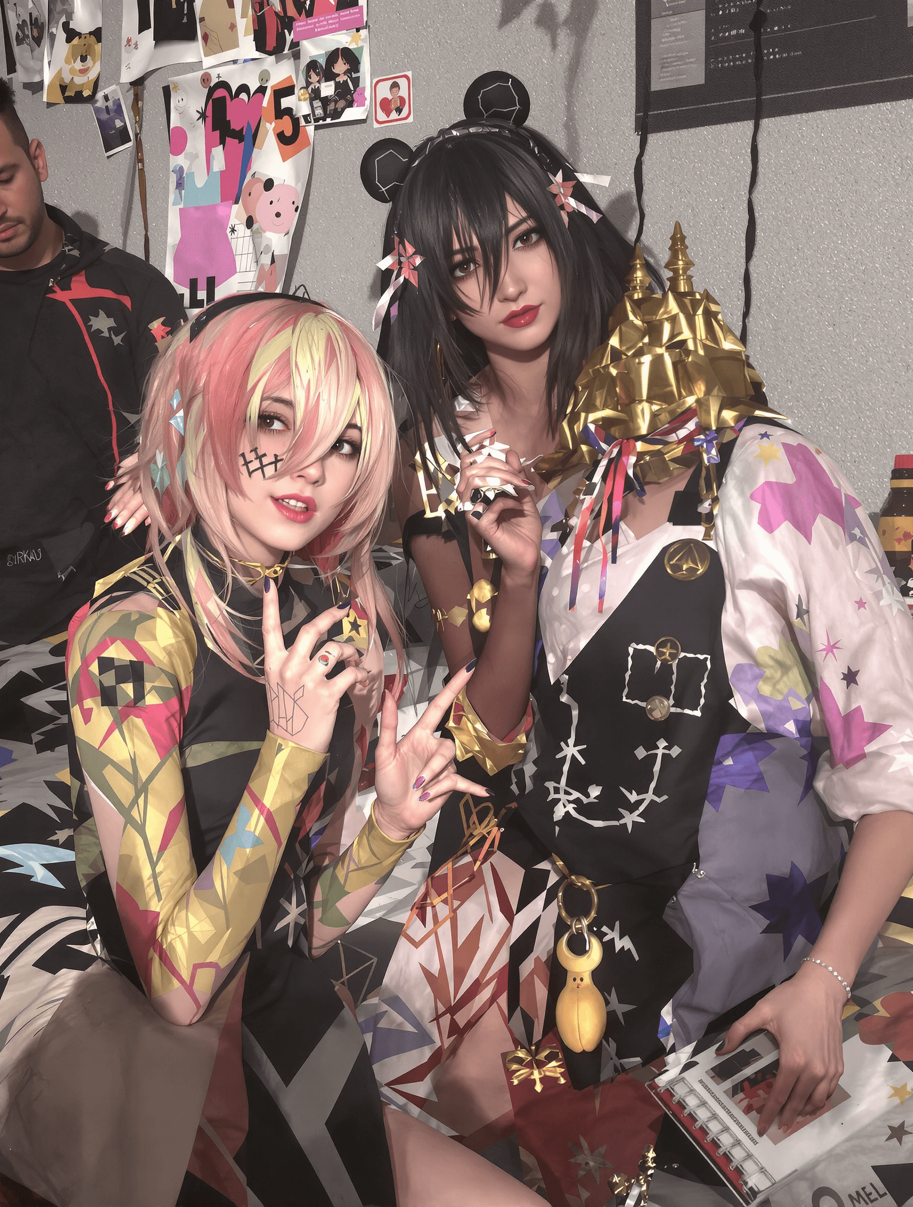 AI generated: 1girl,loli, emo e-girl, ahegao