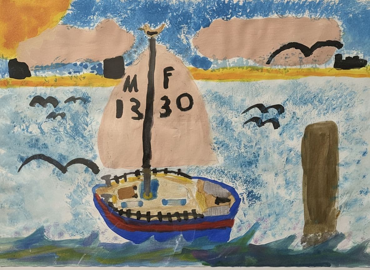 AI generated: turn this into professional acyllic painting respecting the composition of the original. 