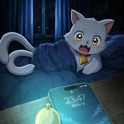 AI generated video: PROJECT TITLE:
แก๊ป CAT-03: พักร้อนไทย ไม่ได้พักจริง

FORMAT:
Vertical short film, 9:16, anime carto...