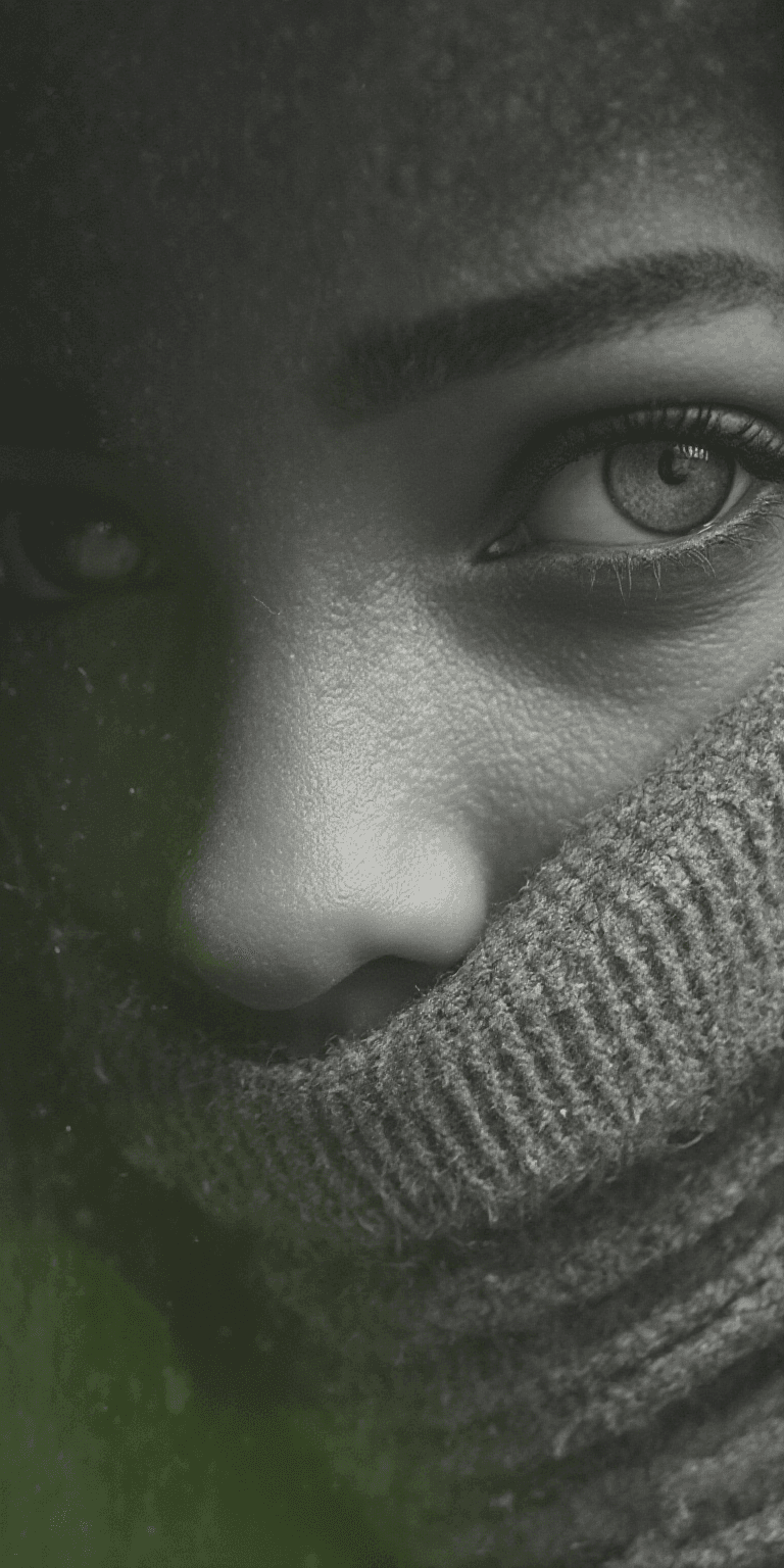 AI generated: black and white photograph of a woman, in the style of intense gaze, hauntingly beautiful, richly la...
