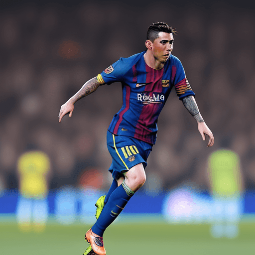 AI generated: muestrame a Messi y a Cristiano Ronaldo