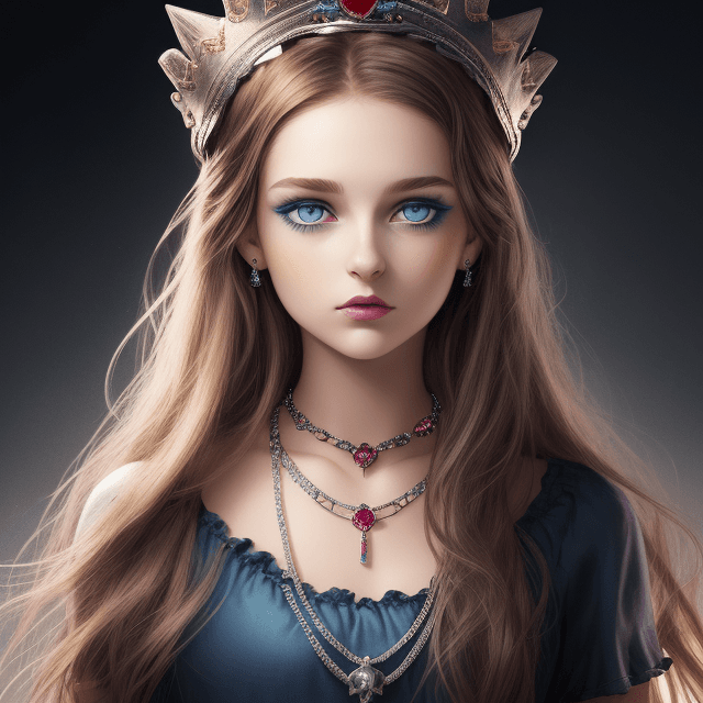 AI generated: this is a book cover, it has a dark background, it shows a girl, american in appearance, she has bro...