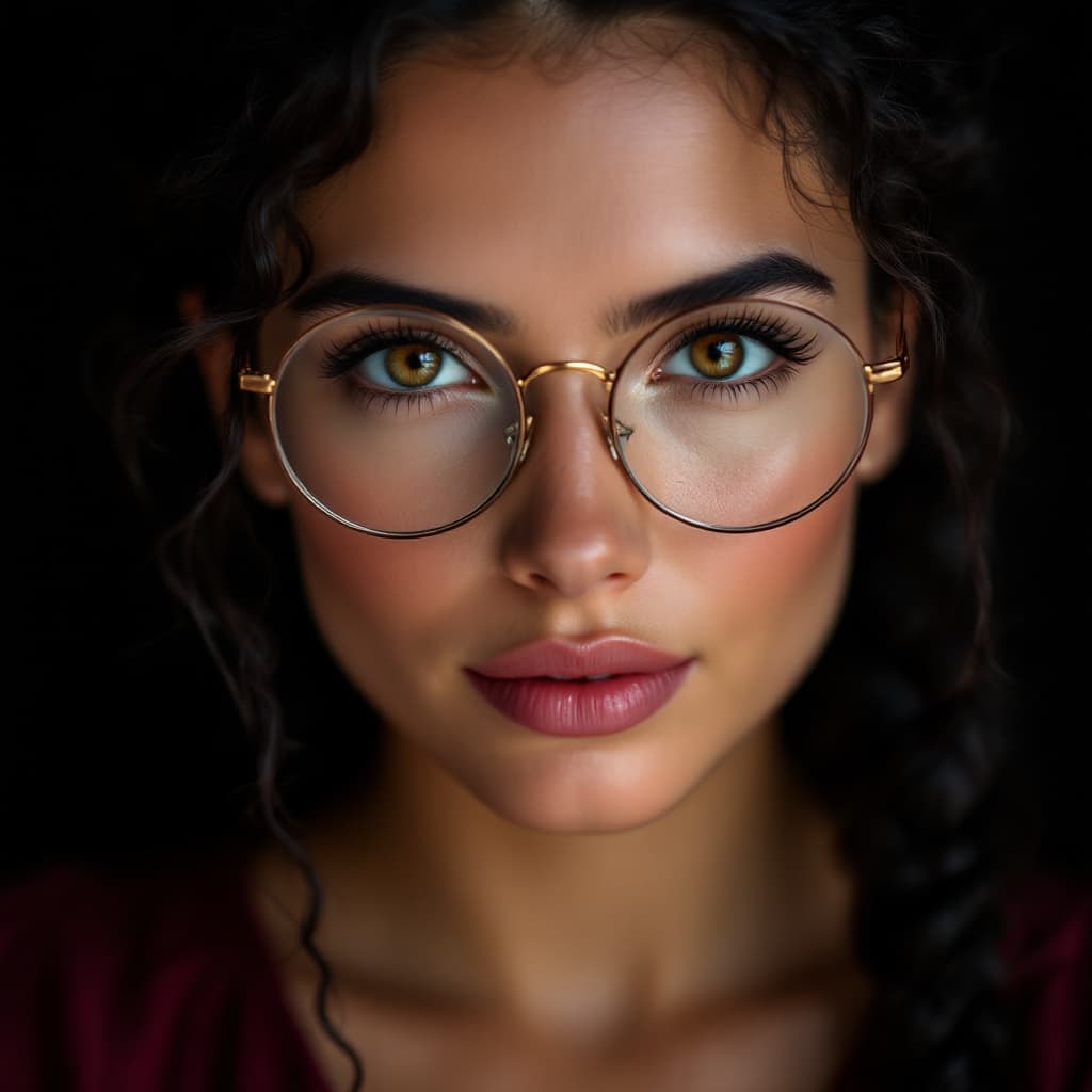 AI generated: Create an image of a very attractive European woman with braided black hair. She is wearing a little...