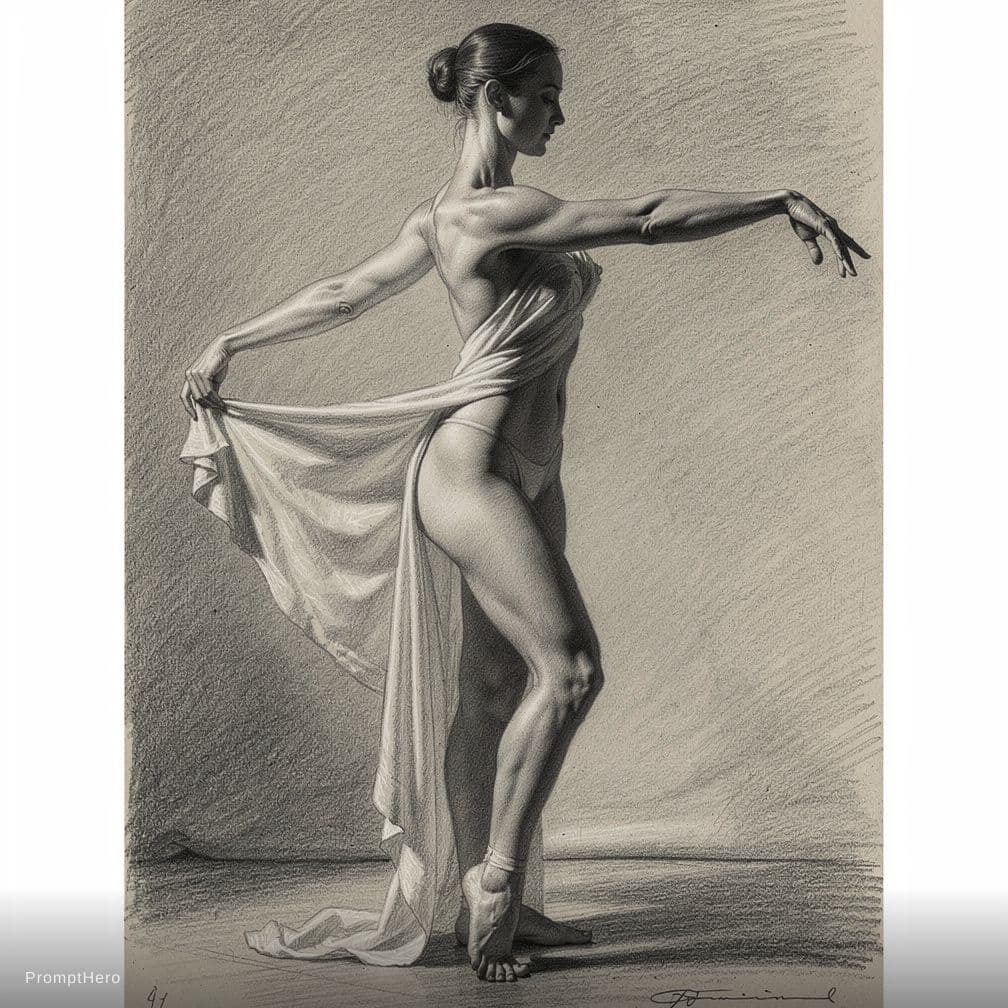 AI generated: A nude woman squirt.