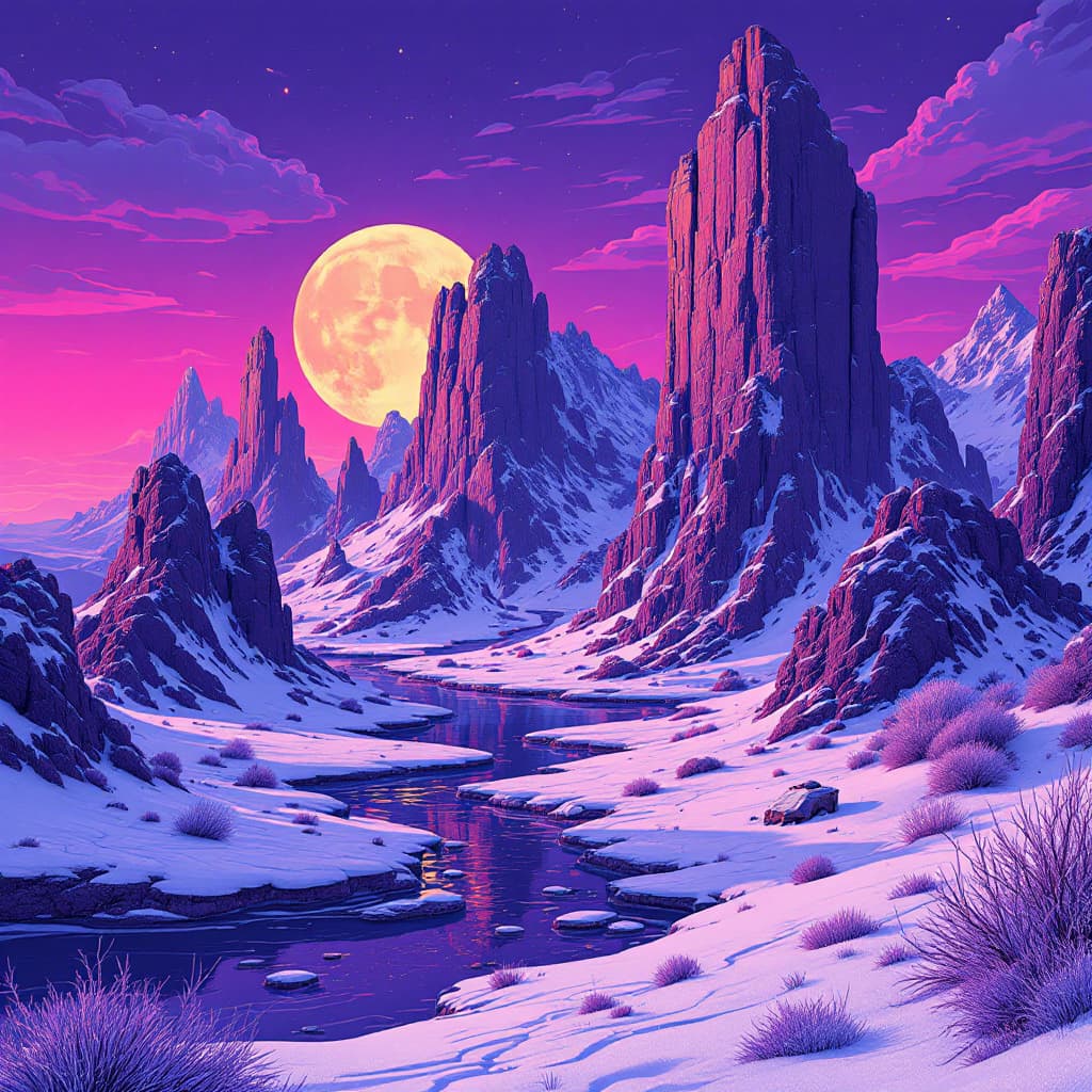 AI generated: techno taiga landscape --ar 4:5
