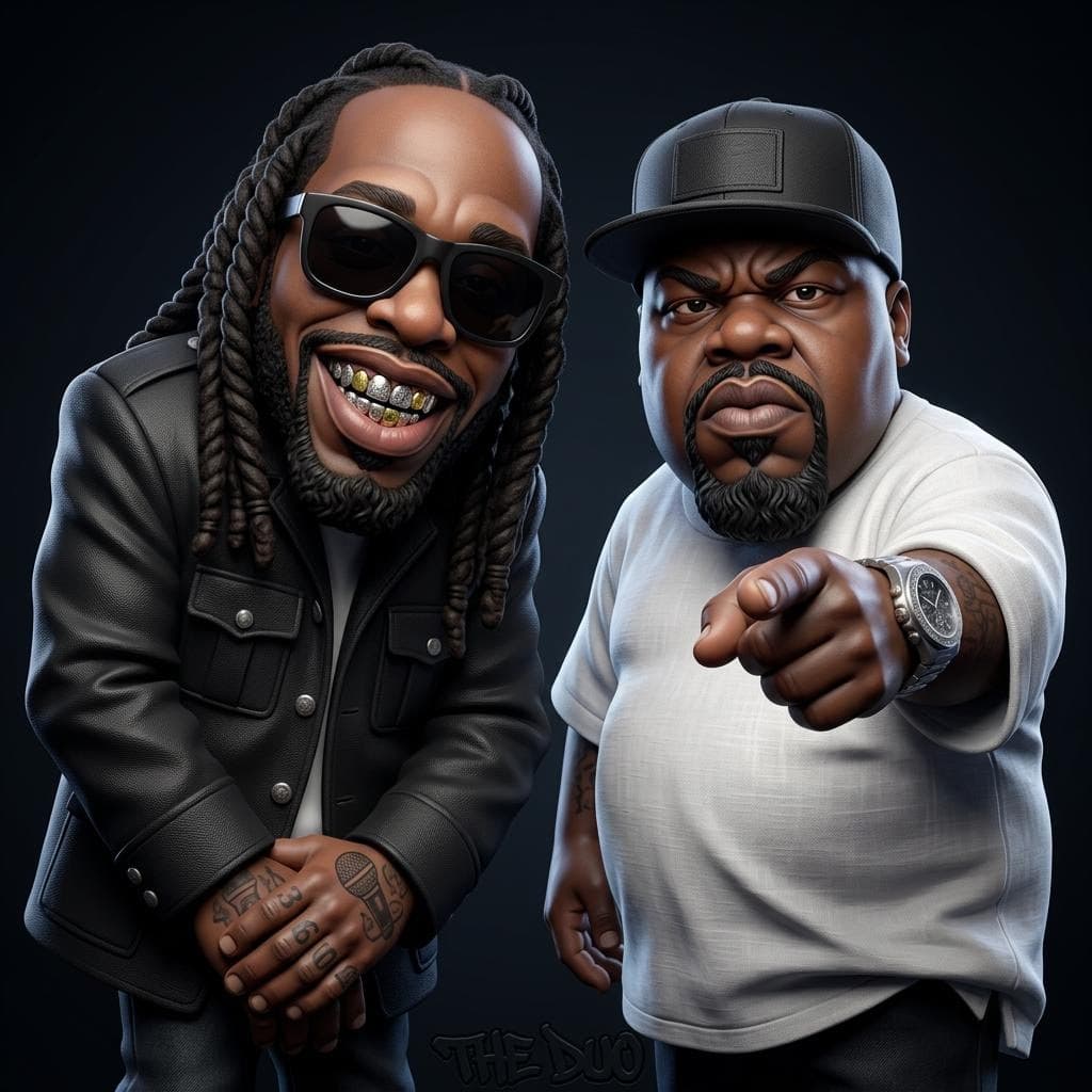 AI generated: make this is into a 3d caricature