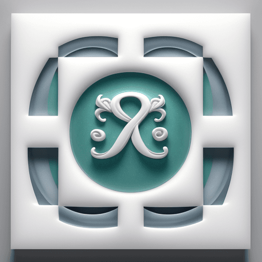 AI generated: A professionally designed logo for "Spa De La Mare" featuring a sophisticated, 3D rendered, embossed...