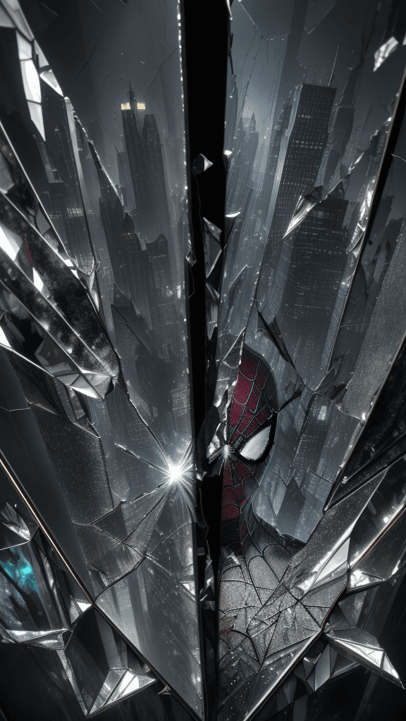 AI generated: highres,ultra-detailed,realistic,(best quality,8k,16k,masterpiece:1.2),shattered glass,mirror shards...