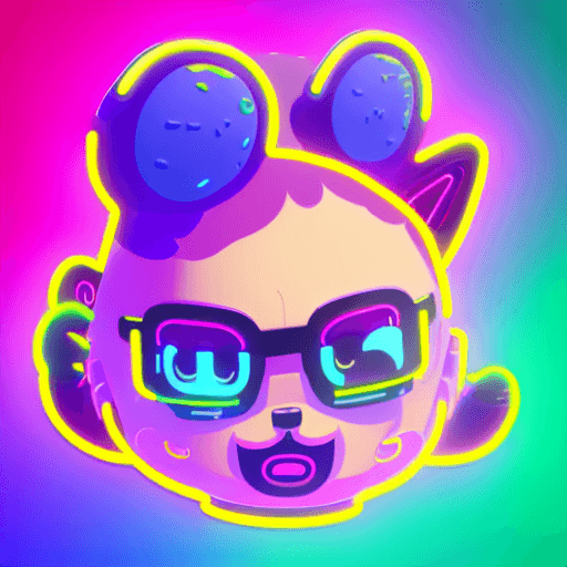 AI generated: BIGCHICHI TWITCH LOGO, COOL LOGO, TWITCH STREAMER, 8k, NEON LIGHTS, MANY GAMES BACKGROUND GAUSSIAN B...