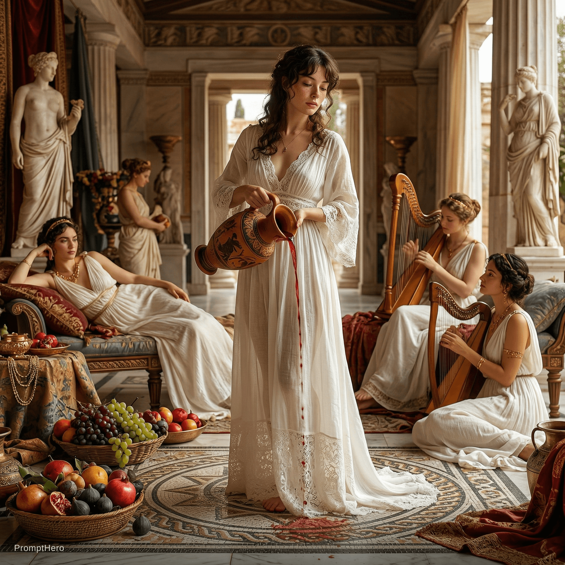 AI generated:  Fais-moi une version callypige de moi inspirée d’Aphrodite, avec une silhouette élégante et harmoni...