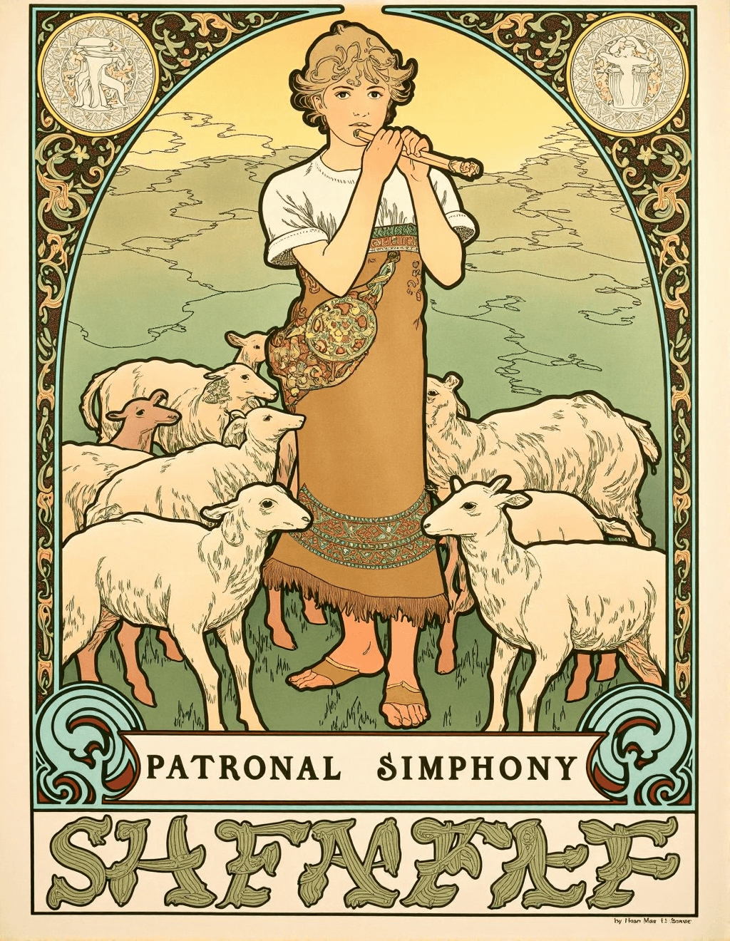 Alphonse Mucha Style (authentic) - Image 3