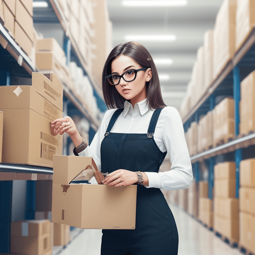 AI generated: Simplify inventory control and purchasing explainer  Image Trendy look  Leptop