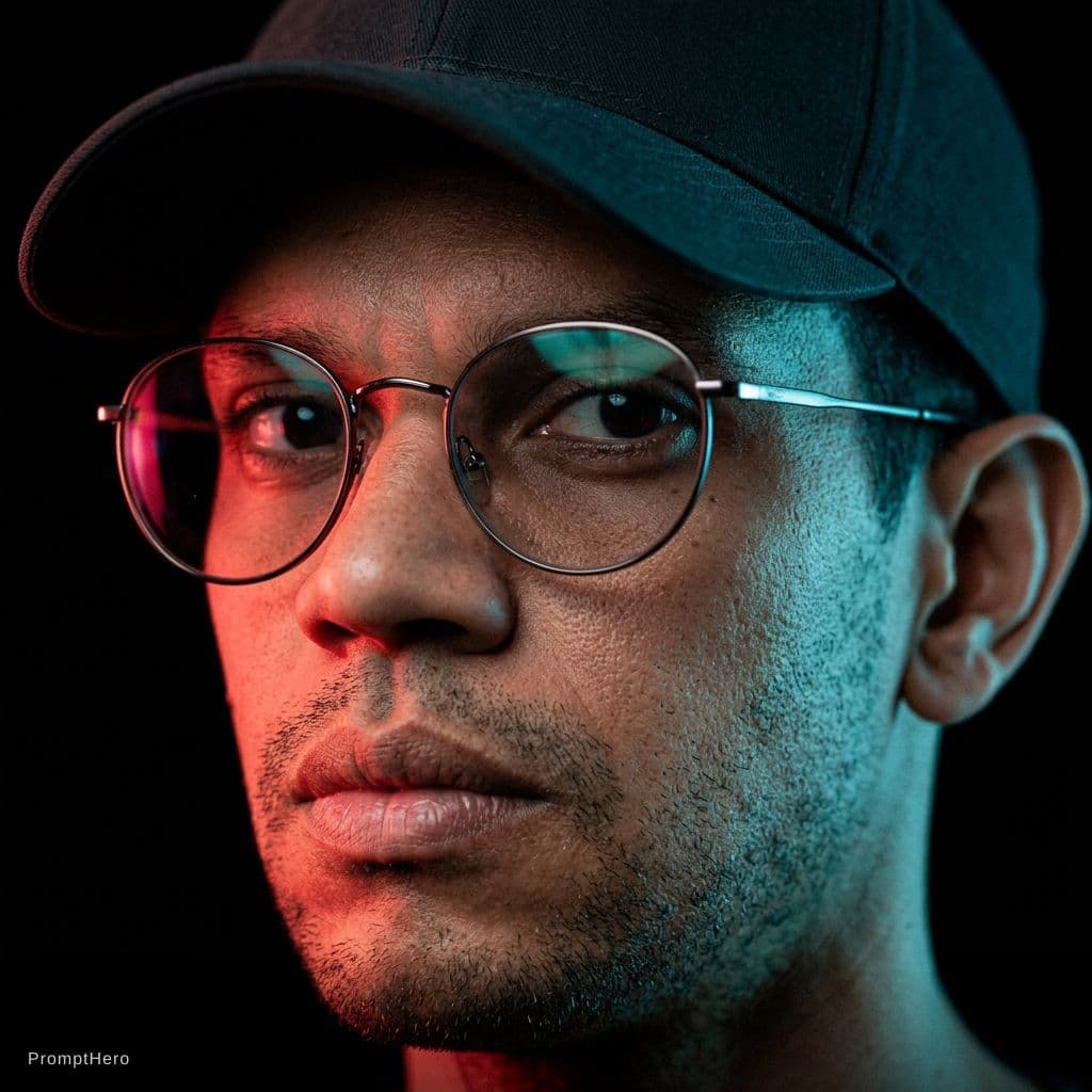 AI generated: Create a cinematic fashion-editorial portrait of a person using their photo as identity reference, f...