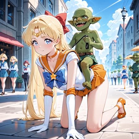 Riding a girl