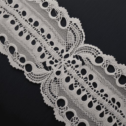 AI generated: a texture of lace fabric
