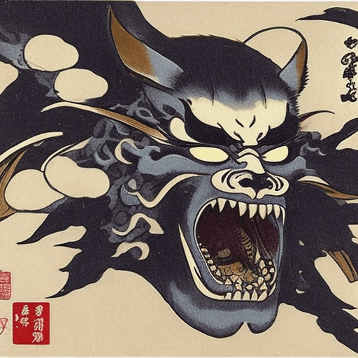 AI generated: 龍が掴む玉