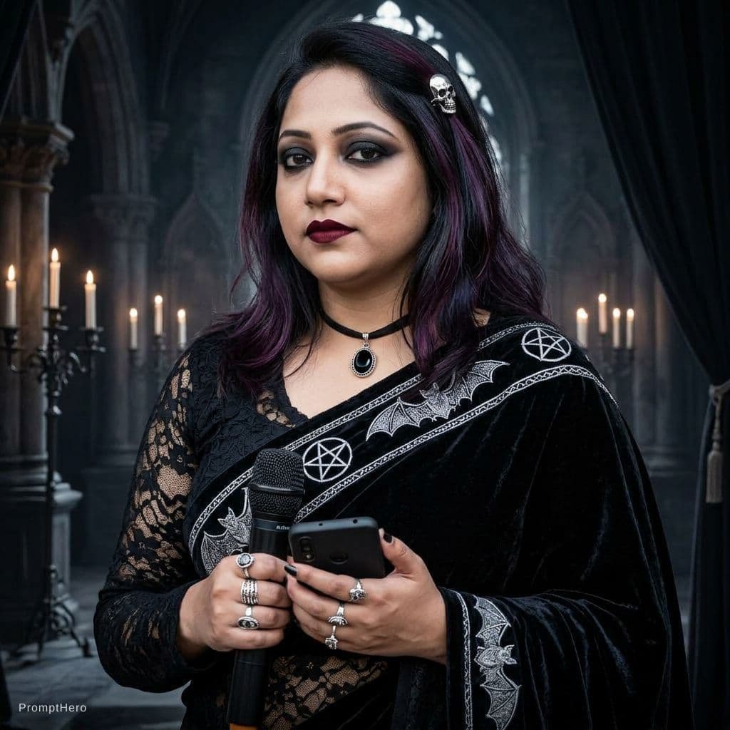 AI generated: Turn into gothic look