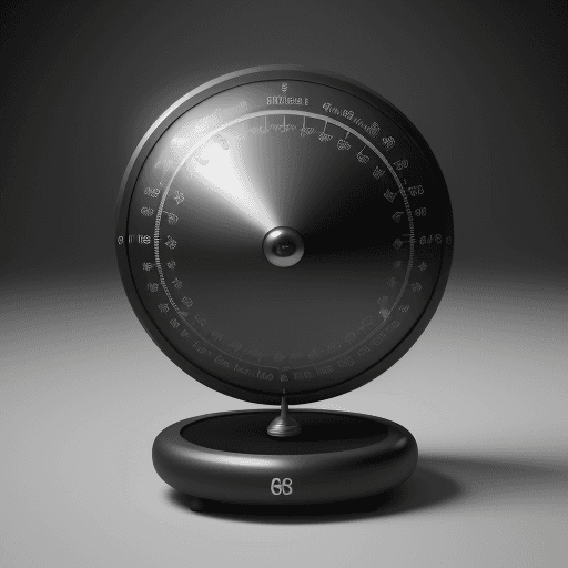 AI generated: High quality, realistic balance machine that says theory on one side and Practice on the other, wher...