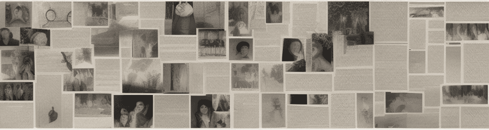 AI generated: collage of words

