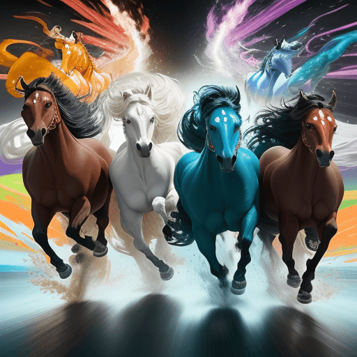 AI generated: Step into George Pemba's abstract and cubist world, where artistry and imagination collide to create...