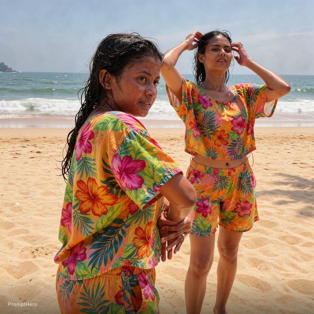 AI generated: Bikini in goa 
