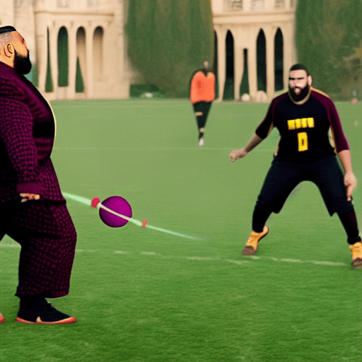 AI generated: dj khaled playing quidditch, 8k, photo realistic, hd, high quality, perfect, clear, masters