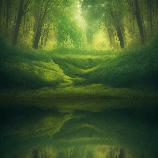 AI generated: A beautiful photo of nature horizontally