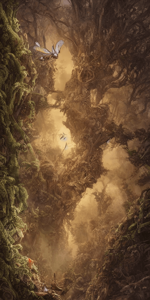 AI generated: royal rabbit, meets old rabbit friend in the royal woods, cgsociety, Mandelbulb, Portrait , characte...