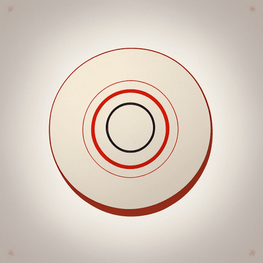 AI generated: a vector art graphic of a beautiful cornhole with vintage design isolated on white background