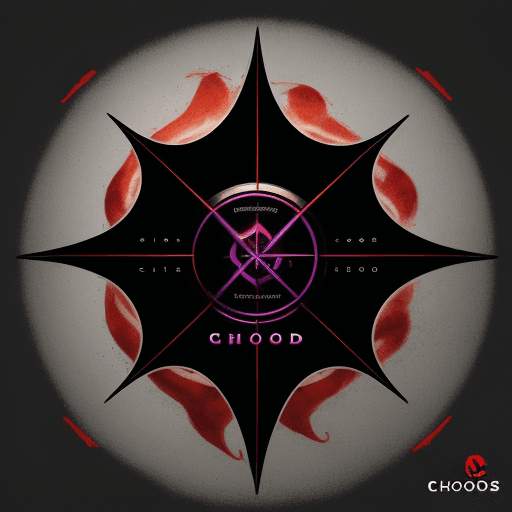 AI generated: Logo Cd Cover "Chaosgod"